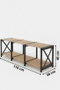 Hanah Home Soporte para TV Negro
